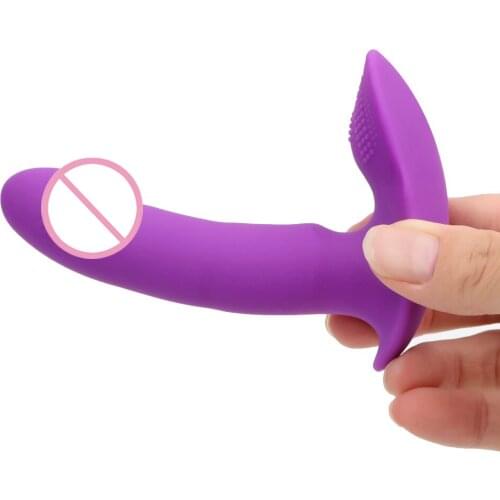 Wearable Dildo Female Masturbation G Spot Vibrator Vaginal massage Clitoris Stimulator Sex Toys for Woman Silicone