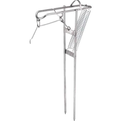 Foldable Automatic Fishing Rod Holder Stainless Steel Fishing Rod Pole Rack Ground Support Bracket