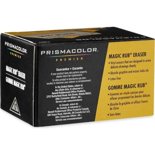 USA OEM prismacolor sanford pencil magic rub Eraser Student Supplies drawing Rubber super Clean sketch pencil Eraser 12pc/lot