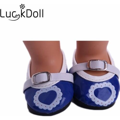 New fashion blue shoes fit 18 inch / 43 cm -, Children best Birthday Gift N561
