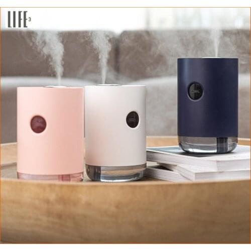 3Life Air Humidifier Large USB Charging Capacity LED Night Light Home Air Purifier Two Mode Adjust Max 1000ml Amount of fog
