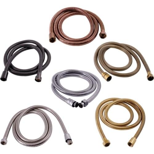 Water Hose Pipe Hand Shower Sprinkler Stainless Steel Shower Hose Dual Nozzle Cold Water Bidet Non Electric Ajustable 1.5 Meter