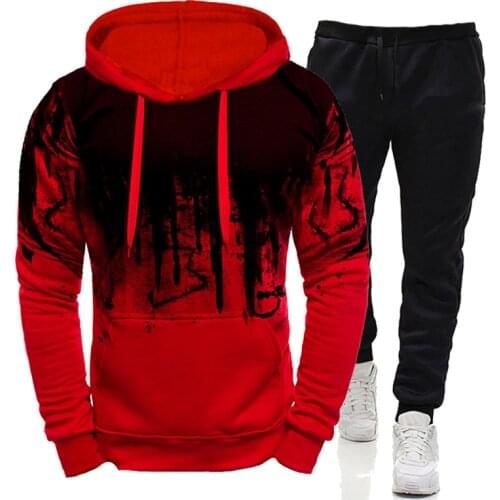 YIKUO Fashionable Men's Hoodies