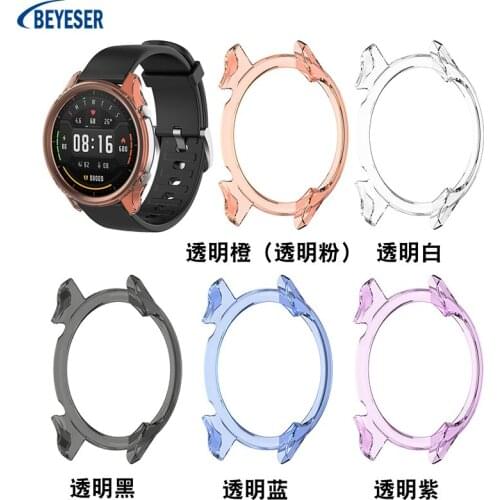 TPU Case Protector Frame For Xiaomi color Smart Watch For Xiaomi color Screen Protective Cover Shell