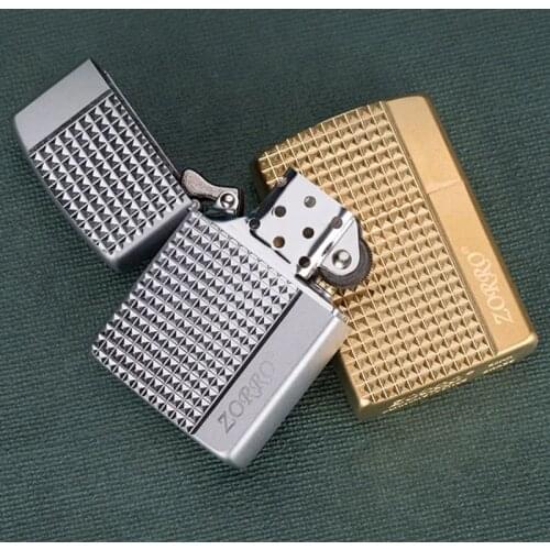 Zorro Lighter Kerosene Durable Cool Windproof Grinding Wheel High Quality Valentines Day Gift