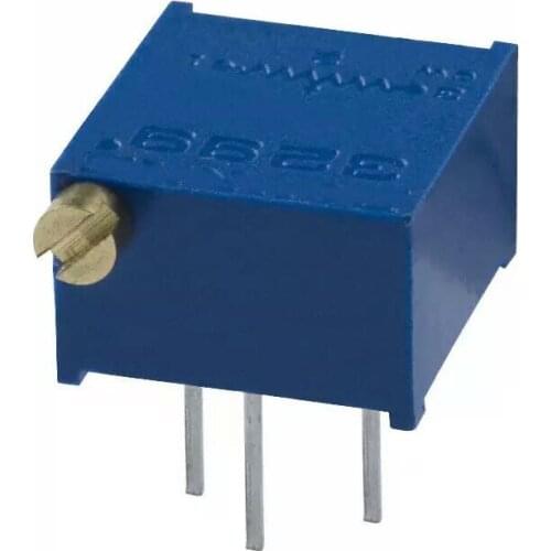 100% Original 3299P 10R 20R 50R 1K 2K 5K 10K 20K 50K 100K 200K 500K 3/8 SqaureTrimpot Trimming Potentiometer For Bourns x 100PCS