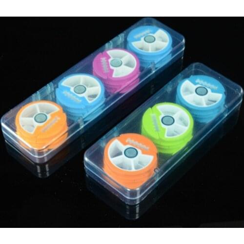 6/8PCS Fishing Line Foam Winding Board Box Multifunction Shaft Bobbin Silicone Spools