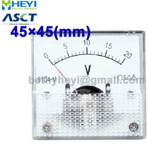 91C4 series 45mm panel meter analog Each electromagnetic DC voltage meter