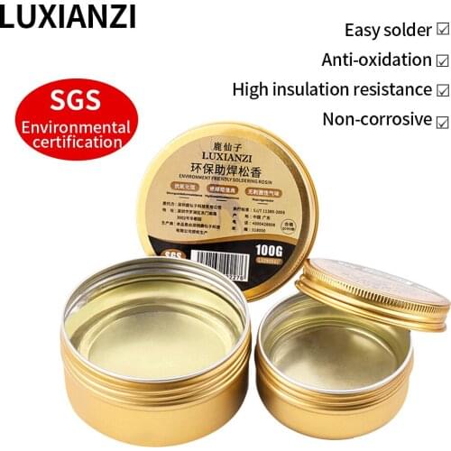 LUXIANZI 50/100g Lead-free Soldering Paste Flux PCB IC Parts Welding Solder Gel Tool Phone Repair No-Cleaning Rosin Flux
