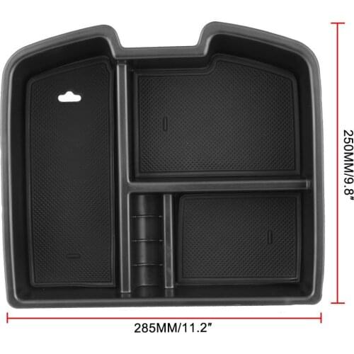 For Chevrolet Yukon Avalanche Chevy Tahoe Silverado Suburban 1500 2500 GMC 07-14 Center Console Organizer Armrest Storage Box