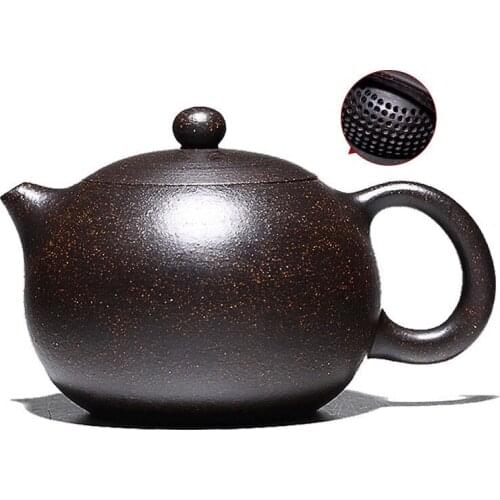 Yixing tea pot Boutique purple clay xishi Teapot Ore beauty kettle Master handmade Teaware Tea ceremony 188 ball hole filter