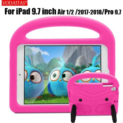 For ipad 2018 case hand-held Shock Proof EVA full body cover Handle stand case for kids for iPad air 2 pro 9.7 2017 5th 6th case