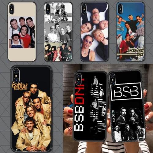 Backstreet Boys band BSB Phone Case Cover Hull For iphone 5 5s se 2 6 6s 7 8 12 mini plus X XS XR 11 PRO MAX black fashion back