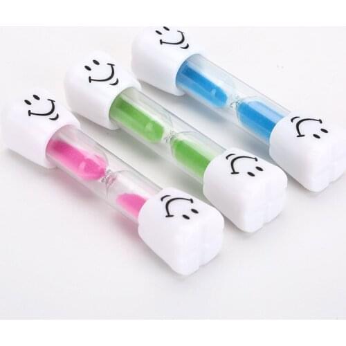 3 Minute Children Kids Gift Hourglass Toothbrush Timer Smiling Face For Cooking Sandy Clock Brushing-Teeth Sandglass