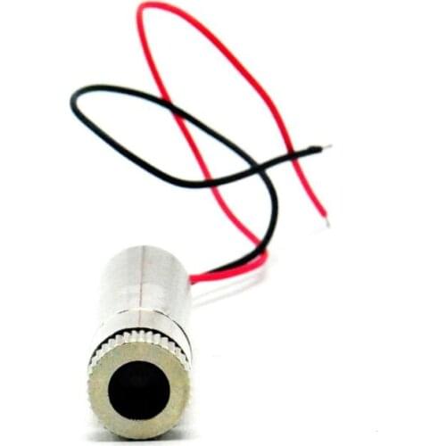 Focusable 650nm 5mw 3-5v Red Laser Module Diode with Driver and Plastic Lens (Dot Shape)