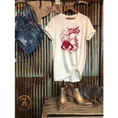 Hot to trot Cowgirl T-Shirt 100% Cotton unisex fashion women aesthetic harajuku grunge graphic Fashion Vintage tshirt top tee