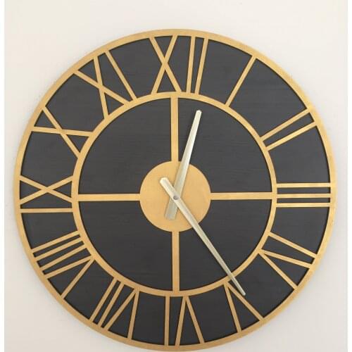Goodtime Tuşpa Gold Decorative Wall Clock 48 Cm