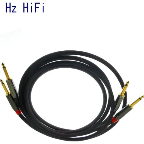 Hi-end Guitar Speaker 6.5 Cable Male to Male mono 6.35mm Audio Cable 1/4in Stereo Cable 6.3 Cable Mixer Amplifier