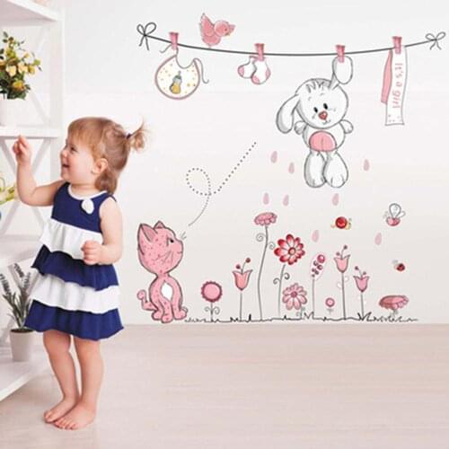Hua Ming Ce Cat Wall Stickers