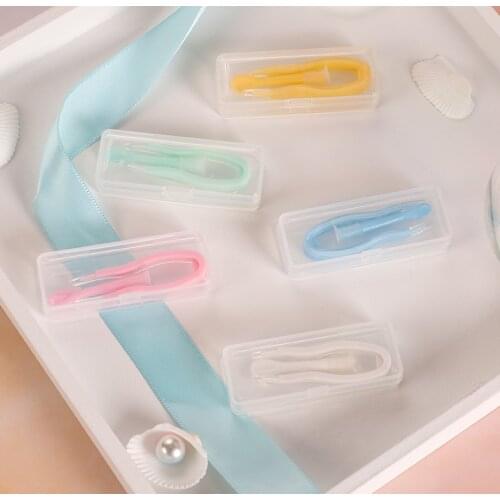 Contact Lenses Tweezers and Suction Stick for Special Clamps Tool Contact Lens Inserter Remover