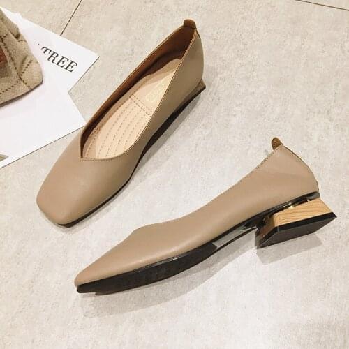 Miaoguan Women's Ballet Flats With Heels