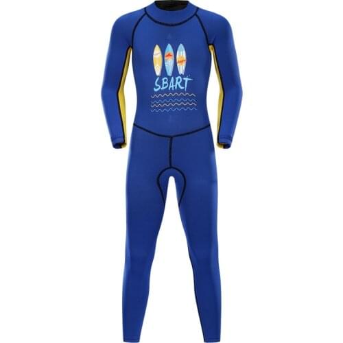 2mm Neoprene Full Wetsuits Big /Little Kids Neoprene Full Body Wetsuit for Children Youth Thermal Swimsuit Scuba Dive Surf Suits
