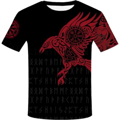 2021 new Viking Tattoo Polynesian Style 3D Printed Mens T Shirt Harajuku Summer Short Sleeve Casual Unisex Tops Drop Shipping