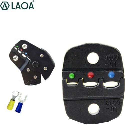 1PCS LAOA Alloy Steel Crimping Pliers Bush Die Mouth Mold cold Compression Pincers Terminal Crimping Briquetting