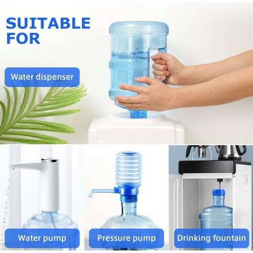 5L Pure Water Plastic Bucket Pure Water Bottle Jug Reusable Outdoor Camping Mineral Water Storage Bucket Food Grade Dispenser