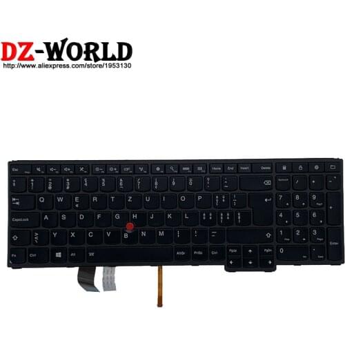 New CH Switzerland Swiss Backlit Keyboard for Lenovo Thinkpad S5 Yoga 15 Laptop Backight Teclado 00HW677 00HN292