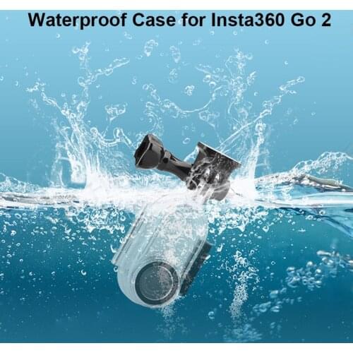 Underwater 30M Diving Waterproof Housing Case for Insta360 Go 2 Camera Protection Frame Shell for Insta360 Go 2 Swimming Surfing
