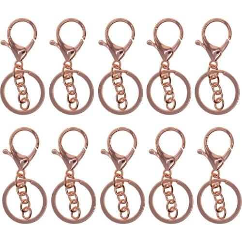 10Pcs 68mm Metal Lobster Clasps Swivel Clips Snap Hooks Bag Key