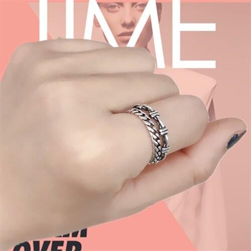 2020 Fashion Hoops Tribal Jewelry For Free Shipping Ring Bridal Sets Bamboo Twisted Vintage Boho Simple Woman Ring