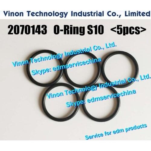 2070143 edm O-Ring S10 (price is for 5pcs/bag), sealing ring for S odick wire edm machine 433011, S10-1A, 24.57.408