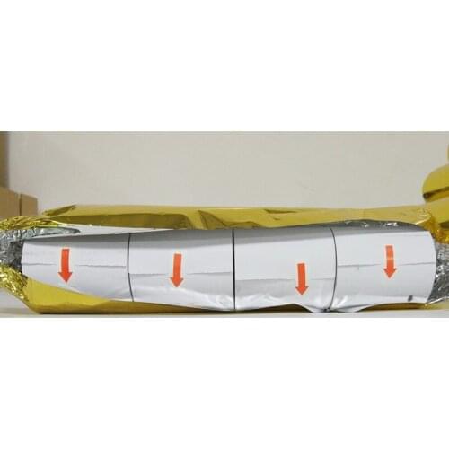 4 Rolls/lot 57mm Thermal Paper Roll POS Receipt Roll Cash Register Ticket Roll 57*50mm Thermal Roll Paper