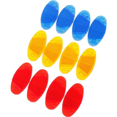 4Pcs/set New Bicycle Mountain Bike Spoke Reflector Safety Warning Light Wheel Rim Reflective Mount
