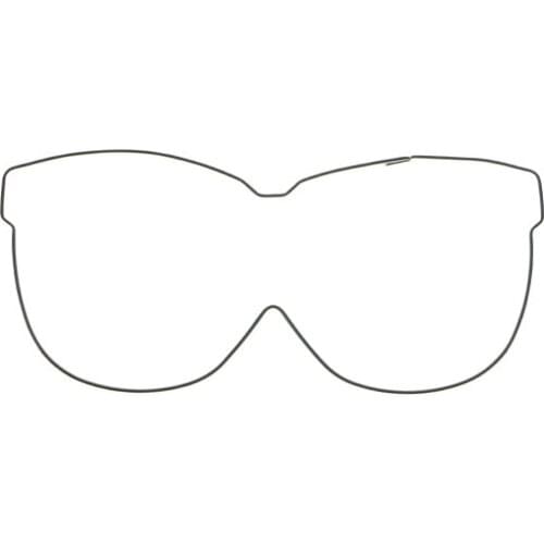 APRICOT 1pcs Stainless Steel Glasses frame Shape Fondant Cake Decorating Tools Cookies Cutters Cake Mold Cookies Tools Bakeware