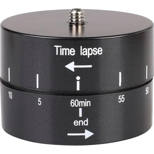Go Pro Accessories Timer 60min Time Lapse for GoPro AKASO XAMPARK Sj7 Mobile Phone Timer Tripod Head Photography Delay Tilt Head