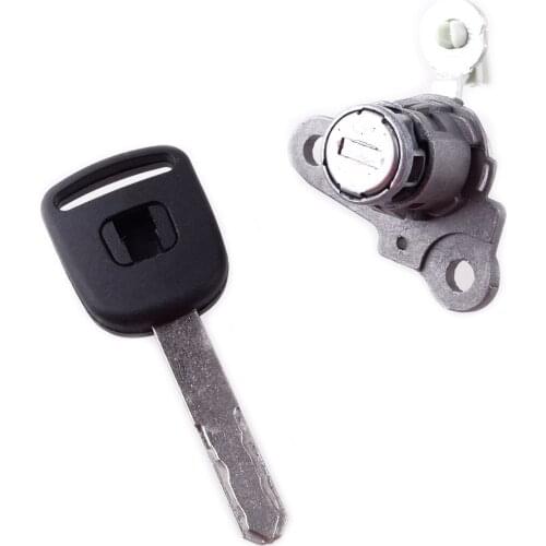 Car Left Door Lock Cylinder Key Set Anti-theif Fit for Honda Fit Jazz 2003 2004 2005 2006 2007 2008 Accessories