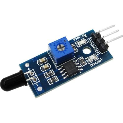IR Infrared 3 Wire Flame Detection Sensor Module IR Flame Sensor Module Detector Smartsense