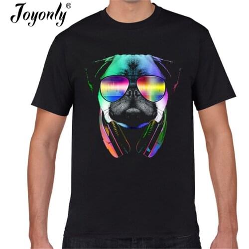 Joyonly Cool Boys Girls T Shirt DJ Music Pug Cat Sleep Skull Crown Lion T-Shirt 2020 Summer Children 3D Tees Brand Funny Tops
