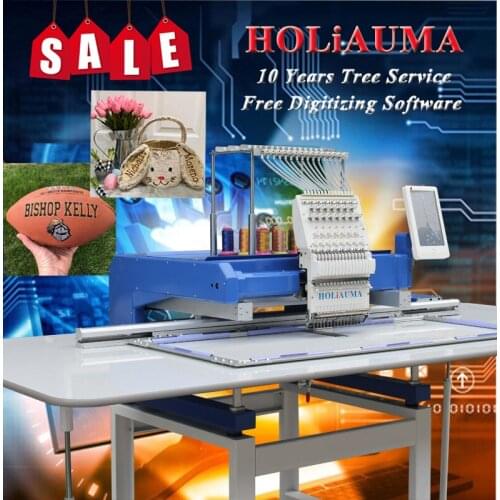 Computer 15 needle one head with 500*1200mm t-shirt home use embroidery machine for garments