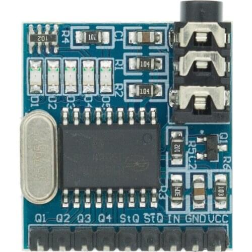 MT8870 DTMF Voice Decoding Module Phone Module Speech Decoding Voice Board Module LED Indicators With Pins