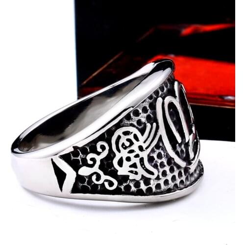 BEIER 316L stainless steel Fashion crown letters men and women rings punk party high quality jewelry LLBR8-704R