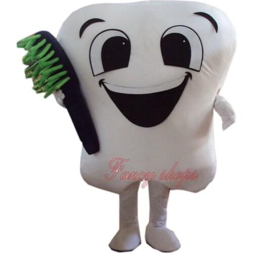 Brand New tooth mascot costume party costumes fancy dental care character mascot dress amusement park outfit