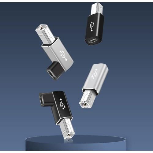 Native Musical Instruments USB Interface USB Type C Female to USB B Male Converter for Printer MIDI Controller Keyboard