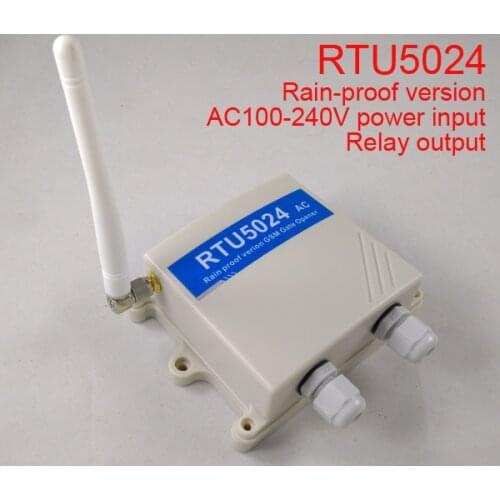 Outdoor waterproof RTU5024 GSM Gate Opener Relay Switch Remote Access Control By Free Call