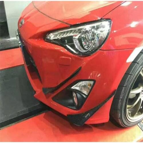 Suitable for 2013-2015 Toyota GT86 high-quality carbon fiber material front bumper air knife decoration front surround spoiler