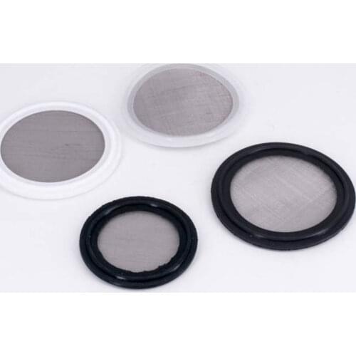 10 20 40-80 100 150 200 300Mesh Filter Screen 1.5" 2" 3" 4" Tri Clamp Silicone PTFE EDPM FKM Gasket Seal Strip Sanitary Homebrew