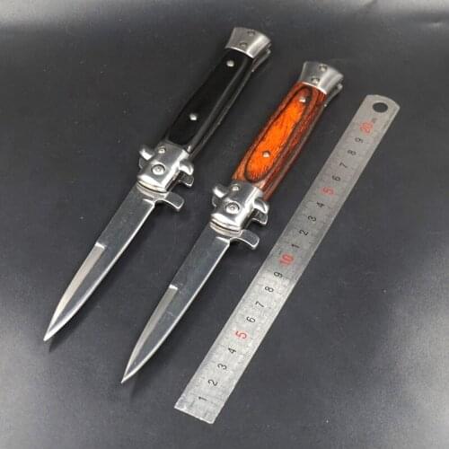 Folding Pocket Knife Tactical Survival Camping Hunting Knife 440C Blade Outdoor Combat Utility Knives EDC Defense Multi Tools